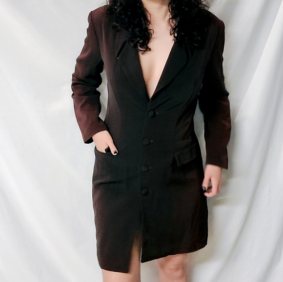 Long maroon jacket - Picture 3 of 7